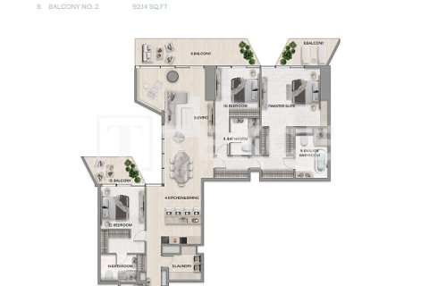 Dzīvoklis Al Reem Island, Abu Dhabijā, AAE 2 istabas, 145 m2 Nr. 707707 - attēls 22
