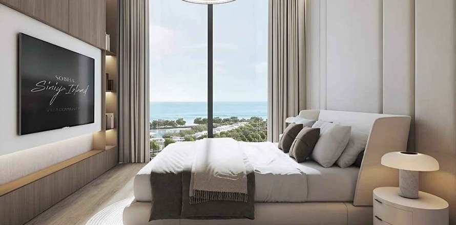 Huoneisto Pearlside Marina Residences Umm Al Quwain, Arabiemiraatit 2 makuuhuonetta, 91.58 m2 № 635069