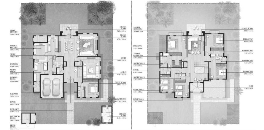 Villa i Abu Dhabi, Emiratene 6 soverom, 514.96 kvm nr. 650477