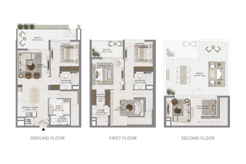 Apartament na sprzedaż w Dubai Creek Harbour (The Lagoons), Dubai, ZEA 1 sypialnia, 71 mkw., nr 689668 - zdjęcie 7