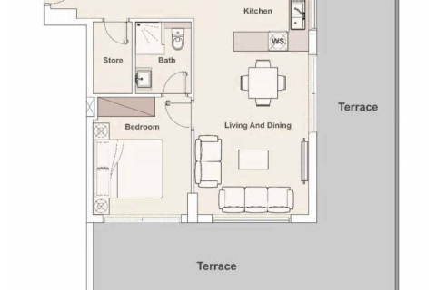 דירה למכירה ב Jumeirah Village Circle, Dubai, איחוד האמירויות  1 חדר, 36 מ"ר, מספר 732479 - תמונה 10