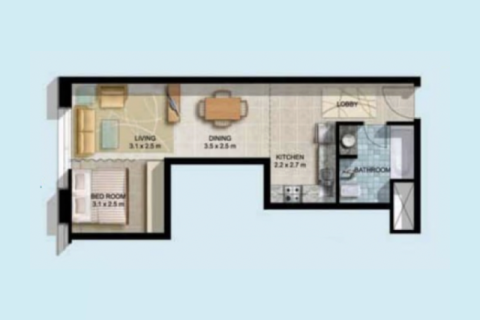 Appartement à vendre à  Business Bay, Dubai, EAU 1 pièce, 50 m2 № 732474 - photo 3