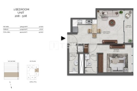 Appartement à vendre à  Dubai, EAU 1 pièce, 35 m2 № 738911 - photo 22