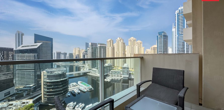 Apartament në Dubai Marina, Emiratet e Bashkuara Arabe 1 dhomë gjumi, 81.1 m2. № 760304