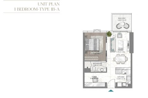 DAMAC Hills (Akoya by DAMAC), Dubai, BAE’de satılık daire 1 yatak odası, 60 m&sup2; No 728625 - fotoğraf 5