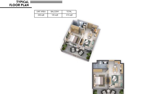 Apartamento en venta en Business Bay, Dubai, EAU 29 m2 № 728626 - foto 5