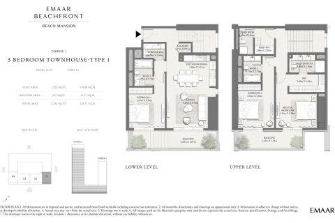Apartment in BEACH MANSION in Dubai Harbour, Dubai, UAE 1 bedroom, 69 sq.m. № 704928 - photo 14