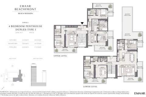 Apartment in BEACH MANSION in Dubai Harbour, Dubai, UAE 1 bedroom, 69 sq.m. № 704928 - photo 16