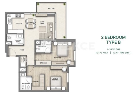 Apartment til salg i Ras Al Khaimah, UAE 3 soveværelser, 145 kvm № 739689 - foto 24
