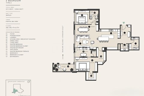 Apartman u gradu Ras Al Khaimah, UAE 3 spavaće sobe, 308 m2 Br. 727113 - Slika 28