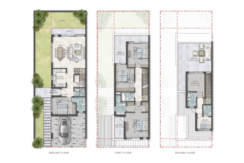 Müüa ridamaja asukohaga Damac Lagoons, Dubai, AÜE: 4 magamistoaga Nr 689825 - pilt 13
