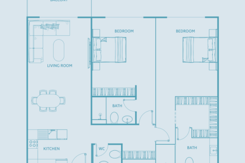 Apartamento para venda em Jumeirah Village Circle, Dubai, EAU 1 quarto, 40 m2 № 732541 - foto 5