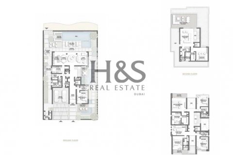 Vila di Palm Jebel Ali, Dubai, UEA 6 kamar tidur, 732 m2 nomor 642347 - foto 13