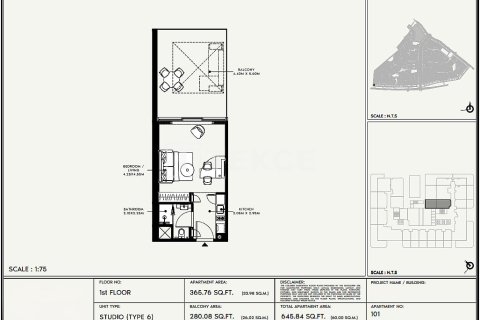 Lakás itt: Dubai, EAE, 1 hálószoba, 72 m², azonosító: 730855 - fénykép 11