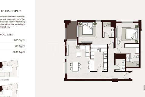 Jumeirah Village Circle, Dubai, BAE’de satılık daire 1 oda, 44 m&sup2; No 730850 - fotoğraf 24