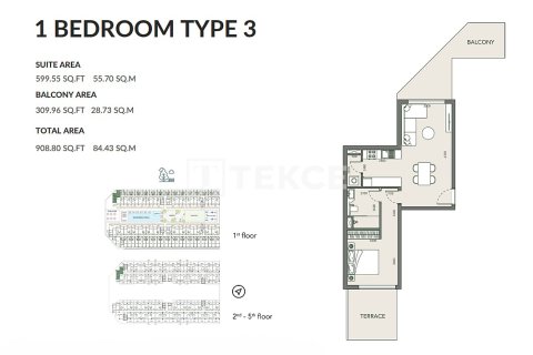 Apartment in Dubai Studio City, UAE 1 bedroom, 70 sq.m. № 730840 - photo 17