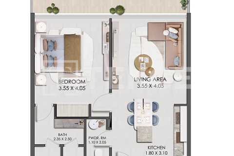 Lakás itt: Jumeirah Village Circle, Dubai, EAE, 1 szoba, 35 m², azonosító: 730923 - fénykép 16