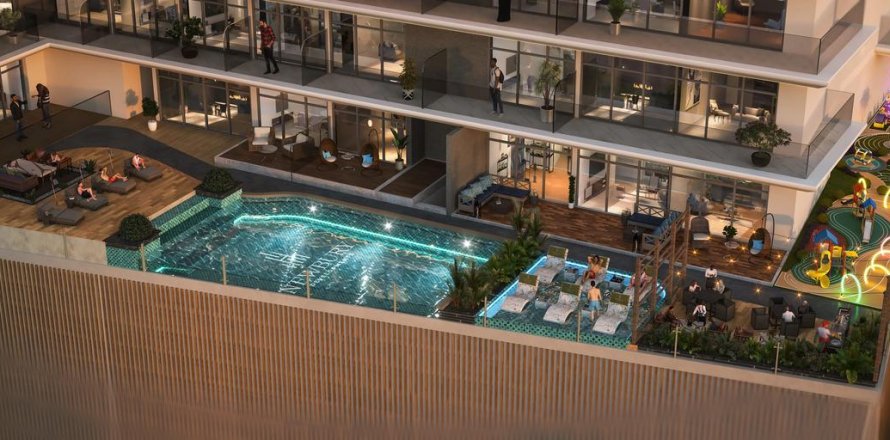 Apartament w Dubai, ZEA 2 sypialnie, 121 mkw. nr 634169