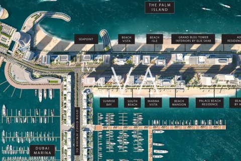 Wohnung zum Verkauf in Dubai Harbour, Dubai, VAE 1 Schlafzimmer, 70.88 m2 Nr. 637704 - Foto 2
