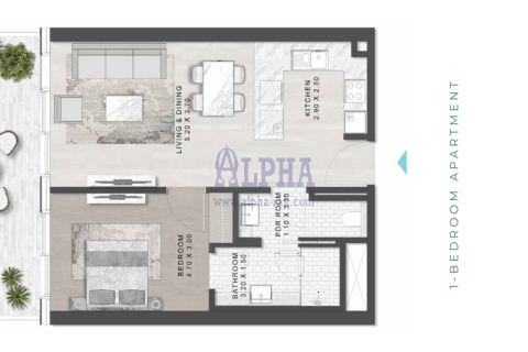 Apartamento para venda em Al Marjan Island, Ras Al Khaimah, EAU 1 quarto, 77.8 m2 № 709440 - foto 2