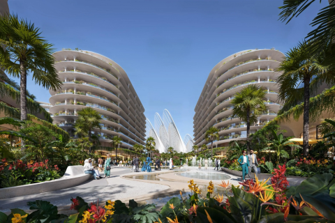 Apartmen di Abu Dhabi, UAE 1 bilik tidur, 89 meter persegi № 652707 - foto 9