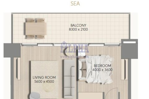 Leilighet til salgs i Mina Al Arab, Ras Al Khaimah, Emiratene 1 soverom, 91 kvm Nr. 709271 - Foto 4