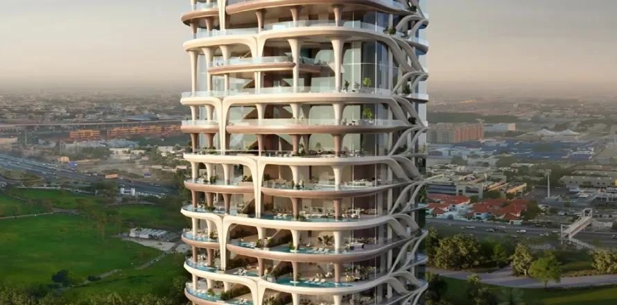 Penthouse w Dubai, ZEA 3 sypialnie, 473 mkw. nr 688415