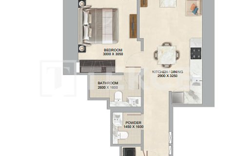 Apartmán v Jumeirah Lake Towers, Dubai, SAE 1 spálňa, 64 m2 č. 658645 - Fotografia 13