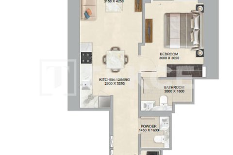 Apartmán v Jumeirah Lake Towers, Dubai, SAE 1 spálňa, 64 m2 č. 658645 - Fotografia 15