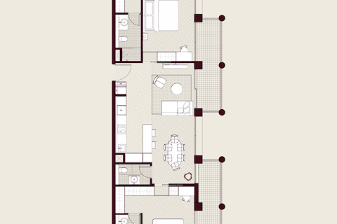 Appartement te koop in Mina Al Arab, Ras Al Khaimah, VAE 1 kamer, 33 vr.m., nr 689681 - foto 7