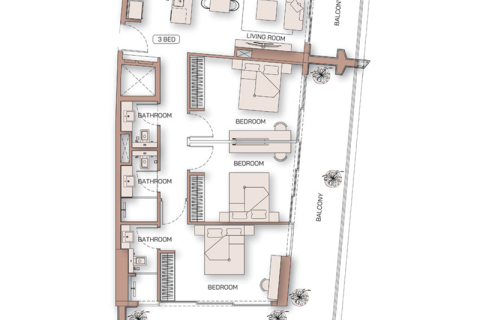 Müüa korter asukohaga Al Jaddaf, Dubai, AÜE: 1 magamistoaga, 67 m² Nr 689686 - pilt 7