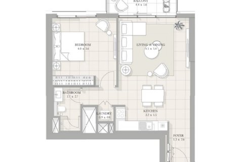 Apartman u Bluewaters, Dubai, UAE 1 spavaća soba, 75 m2 Br. 689933 - fotografija 4