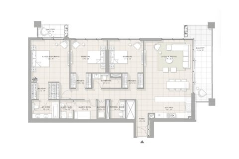 Apartman u Bluewaters, Dubai, UAE 1 spavaća soba, 75 m2 Br. 689933 - fotografija 5