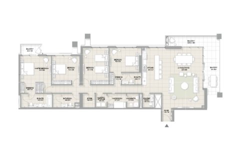 Apartman u Bluewaters, Dubai, UAE 1 spavaća soba, 75 m2 Br. 689933 - fotografija 8