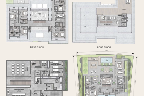 Villa sa Al Reem Island, Abu Dhabi, UAE 5 silid-tulugan, 980 sq.m. № 689929 - larawan 22