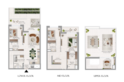 Appartement te koop in Dubai Creek Harbour (The Lagoons), Dubai, VAE 1 slaapkamer, 69 vr.m., nr 689813 - foto 6