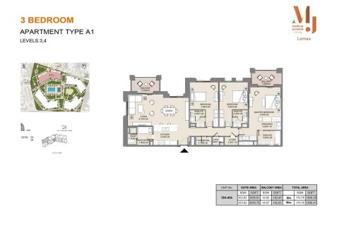 Apartament në MJL LAMAA në Umm Suqeim, Dubai, Emiratet e Bashkuara Arabe 1 dhomë gjumi, 68 m2. № 704904 - Foto 9
