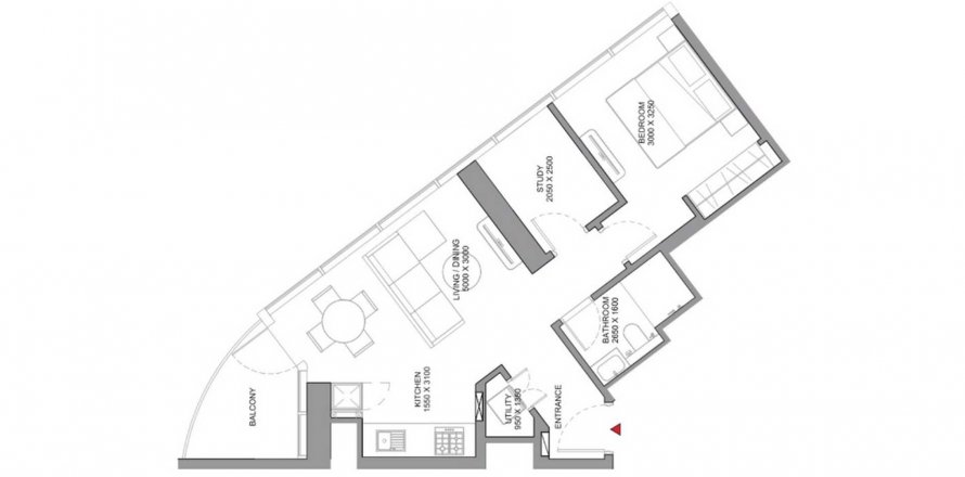 Leilighet ALTAI TOWER i Motor City, Dubai, Emiratene 1 soverom, 62.72 kvm nr. 535568