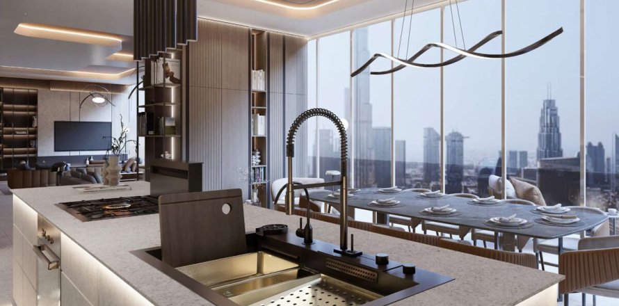 Apartment i Downtown Dubai (Downtown Burj Dubai), Dubai, UAE 1 soveværelse, 68.7 kvm № 699985