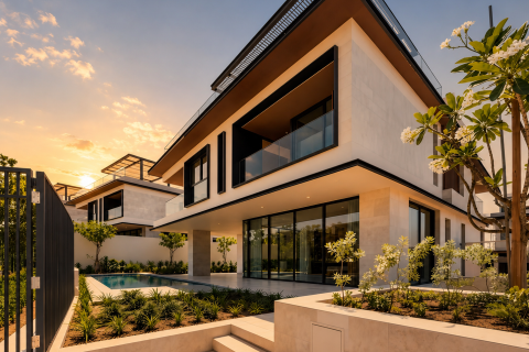 Villa i Tilal Al Ghaf, Dubai, UAE 5 sovrum, 1047.2 kvm Nr. 749843