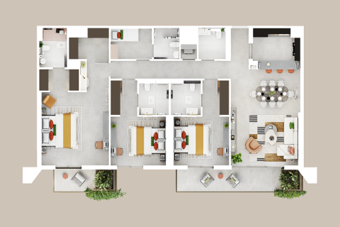 Apartament de vânzare în Dubai Land, Dubai, EAU 1 dormitor, 83 mp.  №689678 - poză 16