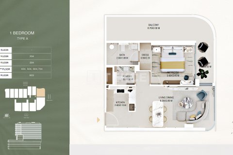 Apartment sa Al Satwa, Dubai, UAE 1 silid, 38 sq.m. № 730779 - larawan 27