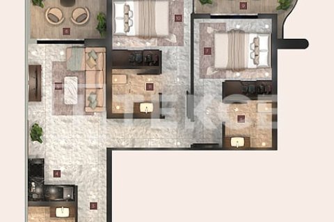 Apartman u Dubai, UAE 2 spavaćih soba, 76 m2 Br. 714577 - fotografija 14