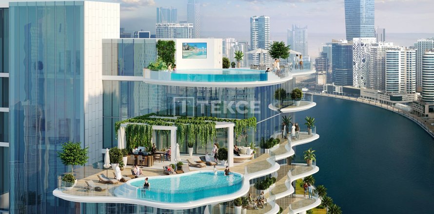 Duplex u gradu Business Bay, Dubai, UAE 1 spavaća soba, 161 m2 Br. 754572