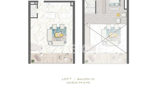 Duplex u gradu Business Bay, Dubai, UAE 1 spavaća soba, 161 m2 Br. 754572 - Slika 25