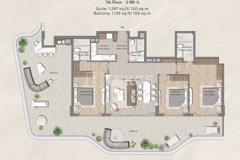 Penthouse u gradu Dubai, UAE 2 spavaće sobe, 239 m2 Br. 754575 - Slika 18