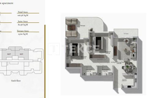 Apartment in Al Warsan, Dubai, UAE 1 bedroom, 69 sq.m. № 730765 - photo 20