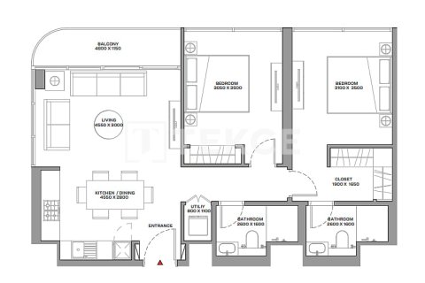Lakás itt: Umm Al Quwain, EAE, 1 hálószoba, 61 m², azonosító: 679602 - fénykép 13