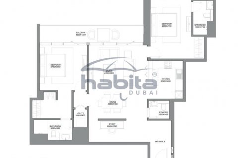 Apartament në Jumeirah Lake Towers, Dubai, Emiratet e Bashkuara Arabe 2 dhoma gjumi, 126.9 m2. № 516784 - Foto 10