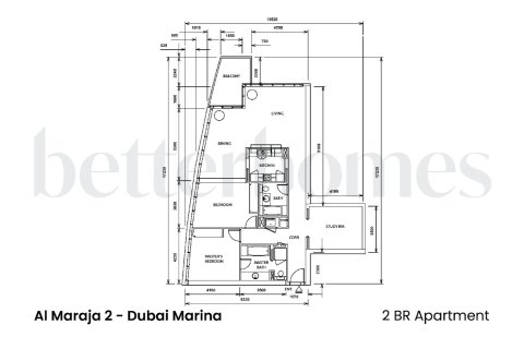 Dubai Marina, Dubai, BAE’de satılık daire 2 yatak odası, 146.69 m&sup2; No 749057 - fotoğraf 15